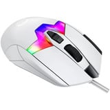 LORGAR MSP80 gaming muis Wit, 100 - 26000 dpi, RGB, RGB display