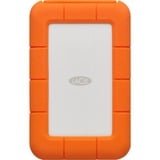 LaCie Rugged SECURE 2 TB externe harde schijf Wit/oranje, STFR2000403, USB-C