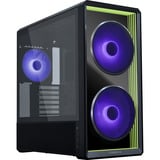 Lian Li LANCOOL 217 INF midi tower behuizing Zwart | 2x USB-A | 1x USB-C | Tempered Glass