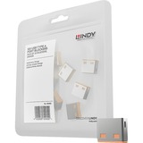 Lindy USB Port Blocker diefstalbeveiliging Oranje, 10-pack