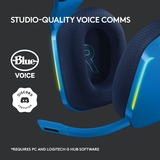 Logitech G733 LIGHTSPEED Wireless RGB Gaming Headset Blauw, PC, PlayStation 4