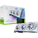 MSI GeForce RTX 5070 Ti GAMING TRIO OC WHITE grafische kaart Wit, 3x DisplayPort, 1x HDMI 2.1, DLSS 4
