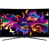 MSI MPG 321CURX QD-OLED 31.5" 4K UHD Curved gaming monitor Zwart, 2x HDMI, DisplayPort, 2x USB-A, USB-B, USB-C, 240 Hz