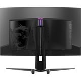 MSI MPG 321CURX QD-OLED 31.5" 4K UHD Curved gaming monitor Zwart, 2x HDMI, DisplayPort, 2x USB-A, USB-B, USB-C, 240 Hz