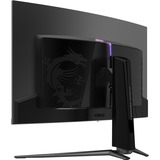 MSI MPG 321CURX QD-OLED 31.5" 4K Ultra HD curved gaming monitor Zwart, 1x DisplayPort, 2x HDMI, 1x USB-C, 2x USB-A, 240 Hz