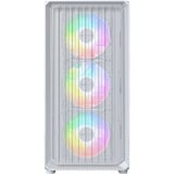Montech X5M midi tower behuizing Wit | 2x USB-A | 1x USB-C | RGB | Tempered Glass