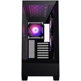 Phanteks XT View midi tower behuizing Zwart | 1x USB-A | 1x USB-C | RGB | Tempered Glass