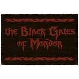 SD Toys Lord of the Rings: 20th Anniversary - The Black Gates of Mordor Doormat Logo 60X40 deurmat Zwart/rood