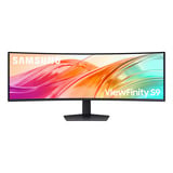Samsung ViewFinity S49F950UAU 49" Curved UltraWide monitor Zwart, 2x HDMI, DisplayPort, 3x USB-A, USB-B, USB-C, RJ-45