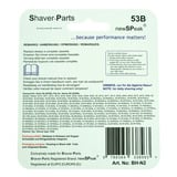  Shaver parts 53B Scheerapparaat opzetstuk Zwart, Series 5/6 - Cassette