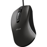 Trust Carve USB Mouse Zwart, 1200 Dpi