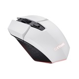 Trust GXT 110 Felox verlichte draadloze gaming muis Wit, RGB | 800 - 4800 dpi