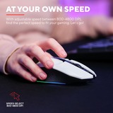 Trust GXT 110 Felox verlichte draadloze gaming muis Wit, RGB | 800 - 4800 dpi