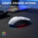 Trust GXT 110 Felox verlichte draadloze gaming muis Wit, RGB | 800 - 4800 dpi