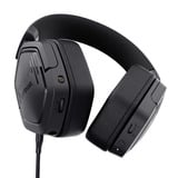Trust GXT 493PS Carus Draadloze PS5-headset over-ear gaming headset Zwart, Pc, PlayStation 4, PlayStation 5, Nintendo Switch, mobiel