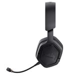 Trust GXT 493PS Carus Draadloze PS5-headset over-ear gaming headset Zwart, Pc, PlayStation 4, PlayStation 5, Nintendo Switch, mobiel
