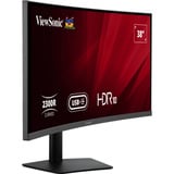 ViewSonic VA3820C UWQHD+ 21:9 Curved Monitor met USB-C Hub 38" UltraWide Zwart, 1x DisplayPort, 2x HDMI, 1x USB-C