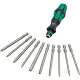 Wera 9532 kettingpons werkplaatsset gereedschapsset Zwart/groen, 20‑delig