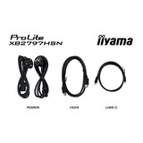 iiyama ProLite XB2797HSN-B1 27" monitor Zwart, 100 Hz, HDMI, DisplayPort, USB-C, LAN, Audio