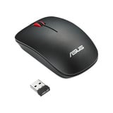 ASUS WT300-Black Red muis Zwart/rood, 1000 - 1600 dpi, 2,4 GHz, Bluetooth 