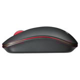 ASUS WT300-Black Red muis Zwart/rood, 1000 - 1600 dpi, 2,4 GHz, Bluetooth 