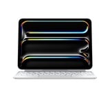 Apple Magic Keyboard voor 11‑inch iPad Pro (M4), toetsenbord Wit, EU lay-out (QWERTY), Scissor switches