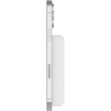 Belkin BoostCharge Magnetische draadloze 5000mAh-powerbank + standaard Wit, 5.000 mAh