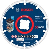 Bosch EXPERT Diamond Metal Wheel X-LOCK doorslijpschijf, Ø 125mm Asgatdiameter  22,23 mm