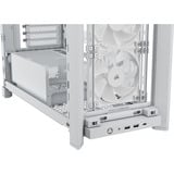 Corsair FRAME 4000X RS midi tower behuizing Wit | 2x USB-A | 1x USB-C | RGB | Tempered Glass