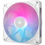 Corsair iCUE LINK RX140 RGB white 140 mm PWM-fan, Starterskit case fan Wit, 4-pin PWM