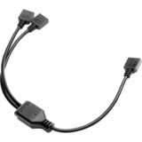 EKWB EK Loop D-RGB 2-Way Splitter Cable splitterkabel Zwart