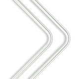 EKWB EK-Loop MetalTube 14mm 0.8m Preb 90°SaTi buis Zilver