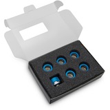 EKWB EK-Quantum Torque 6-Pack HDC 12 - Blue Special Edition verbinding Blauw