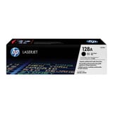 HP 128A zwarte LaserJet tonercartridge (CE320A) Zwart, Zwart, Retail