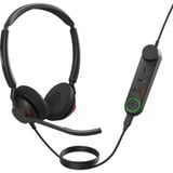 Jabra Engage 50 II Link on-ear headset Zwart, Stereo, UC, USB-C, USB-A