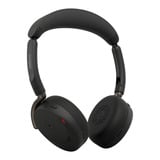 Jabra Evolve3 65 Flex MS on-ear headset Zwart, USB-C with Dongle, Bluetooth 5.3