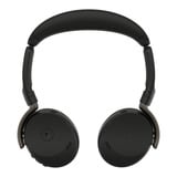 Jabra Evolve3 65 Flex MS on-ear headset Zwart, USB-C with Dongle, Bluetooth 5.3