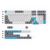 Keychron Cherry Profile Double-Shot PBT Full Keycap-Set - Grey, White and Blue keycaps Meerkleurig, 219 Stuks, ANSI & UK ISO Layout