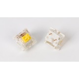 Keychron Gateron Silent Switch - Yellow keyboard switches Geel/transparant, 110 stuks