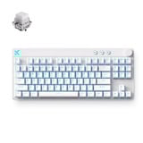 MCHOSE Mix 87 Hall Effect Magnetic Switch Gaming Keyboard Wit, US lay-out, Mount Tai GT HE, 80% TKL, 8K, RGB, PBT Keycaps, Hot-Swap
