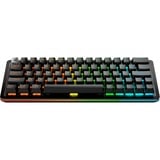 MOUNTAIN Everest 60 RGB mechanisch gaming toetsenbord Zwart, US lay-out (QWERTY), MOUNTAIN Linear 45 Speed, 60%, RGB leds, Double Shot PBT Keycaps, Hot-Swap