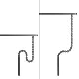Neomounts ADS06-133BL Kabelgeleider - schroefbevestiging - universeel kabelgeleiding Zwart