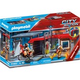 PLAYMOBIL City Action - Brandweerkazerne Constructiespeelgoed 71193