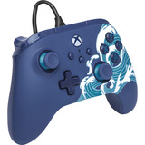 PowerA Advantage controller met kabel voor de Xbox Series X|S - Watergolf Azuurblauw, Xbox Series X|S, Xbox One, Pc