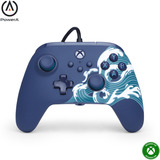 PowerA Advantage controller met kabel voor de Xbox Series X|S - Watergolf Azuurblauw, Xbox Series X|S, Xbox One, Pc