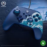 PowerA Advantage controller met kabel voor de Xbox Series X|S - Watergolf Azuurblauw, Xbox Series X|S, Xbox One, Pc
