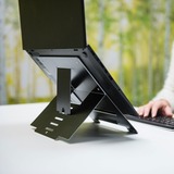 R-Go Tools Riser Flexibel Laptopstandaard Zwart