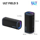 Sony ULT FIELD 5 draadloze draagbare speaker luidspreker Zwart, Bluetooth 5.3