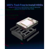 TerraMaster F2-425 nas Zwart, 2.5GbE, HDMI, USB