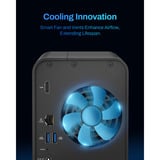 TerraMaster F2-425 nas Zwart, 2.5GbE, HDMI, USB